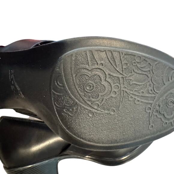 Dansko Black Leather Mary Jane Mules - Picture 6 of 11